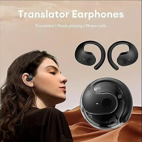 AI-Powered Bluetooth Translation Earbuds - Effortless Conversations in 75+ Languages