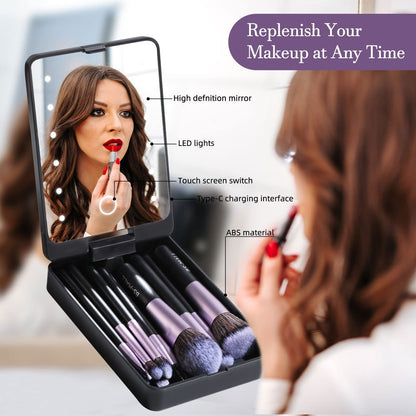 Travel Makeup Brush Set ~ Flawless application anywhere, anytime