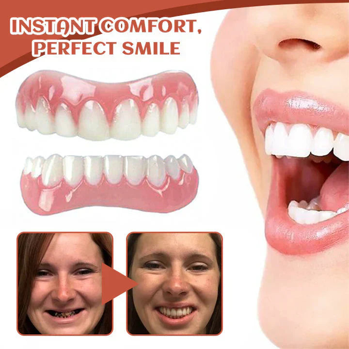 Silicone Denture Set ~ Achieve a natural, confident smile instantly