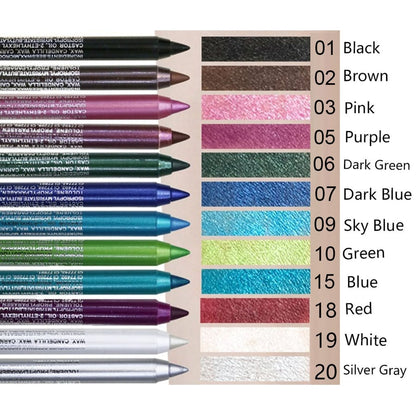 12-Piece Standout Peacock Gel Liner Set ~ Bold, smudge-proof eyes all day long