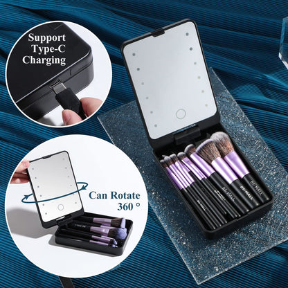 Travel Makeup Brush Set ~ Flawless application anywhere, anytime