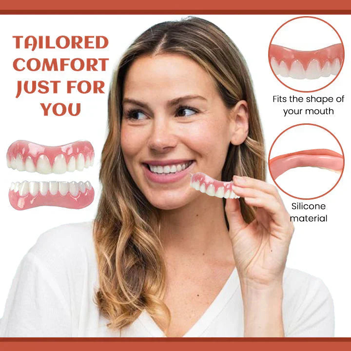 Silicone Denture Set ~ Achieve a natural, confident smile instantly.