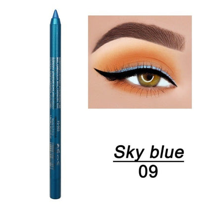 12-Piece Standout Peacock Gel Liner Set ~ Bold, smudge-proof eyes all day long