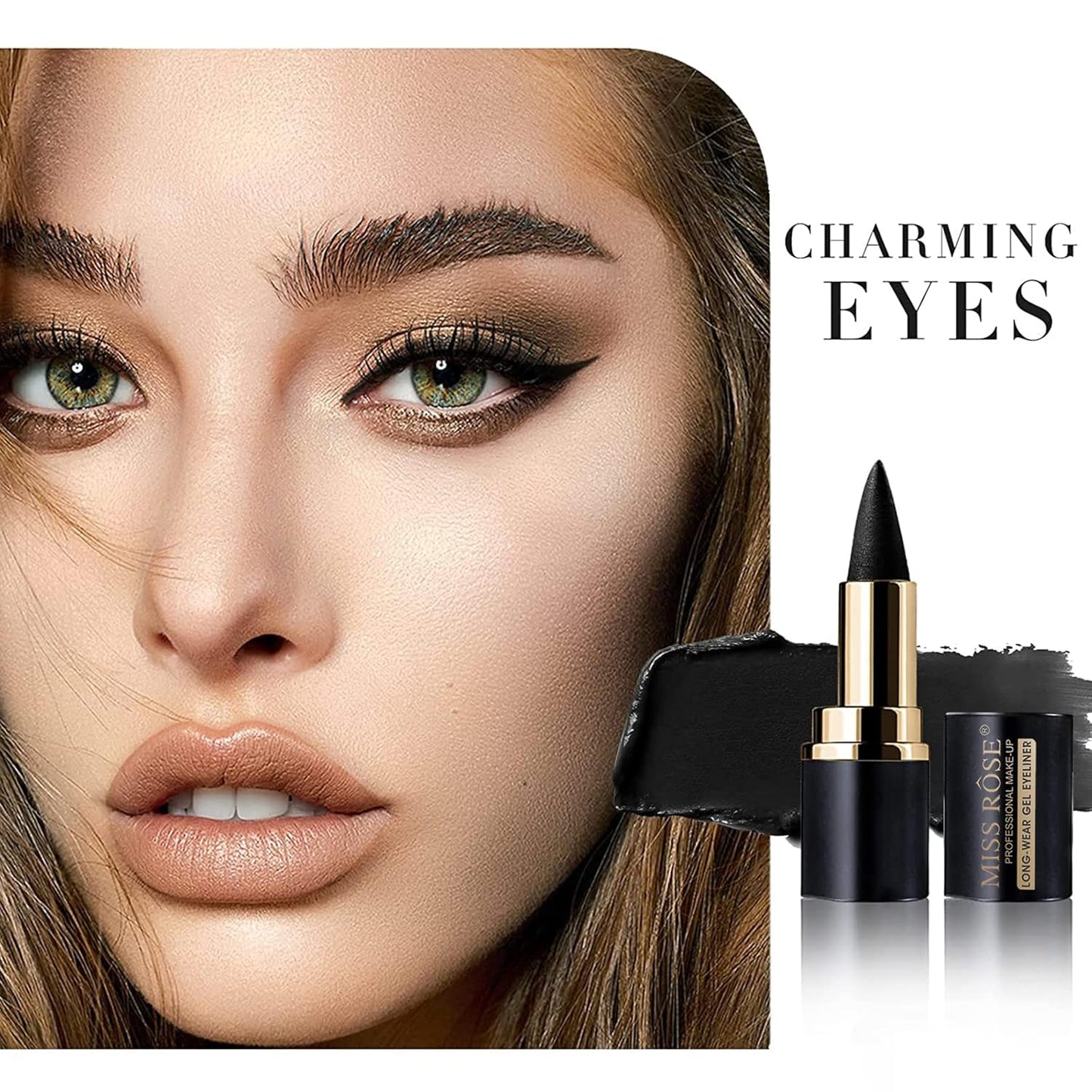 4-Piece Gel Eyeliner Set ~ Effortless precision for bold, defined eyes all day