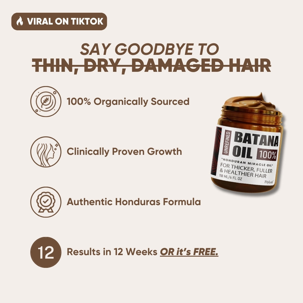 Batana Oil ~ Naturally thicker, healthier hair in just weeks