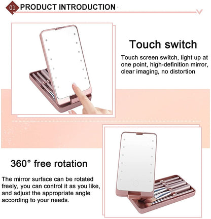 Travel Makeup Brush Set ~ Flawless application anywhere, anytime