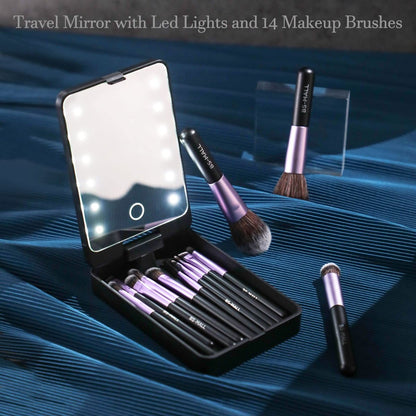 Travel Makeup Brush Set ~ Flawless application anywhere, anytime